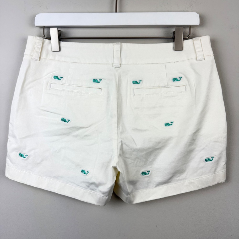 Vineyard Whale Embroidered Washed Dayboat Shorts Size 4 NWT‎ - Picture 3 of 6